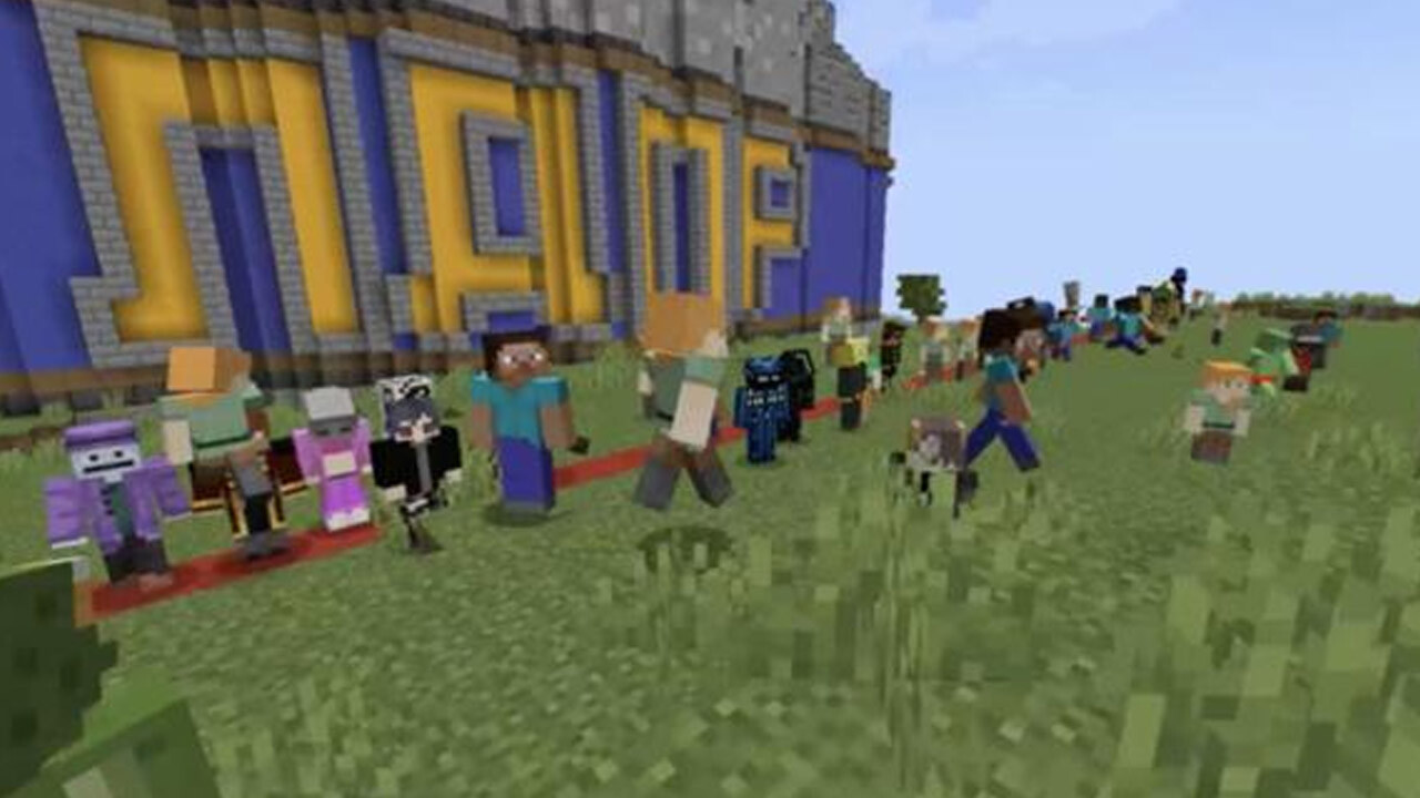 Dünyada bir ilk gerçekleştirildi, kalabalıktan sunucu çöktü: Minecraft&#039;ta miting coşkusu