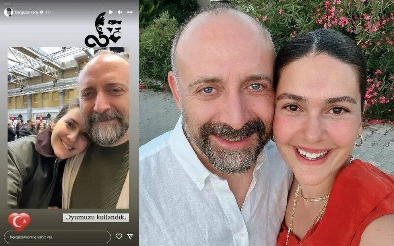 Londra’ya yerleşmişlerdi! Ünlü çift Halit Ergenç ve Bergüzar Korel oylarını kullandı!