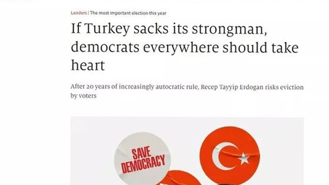The Economist'in 'Erdoğan' kapağına AK Parti’den sert tepki