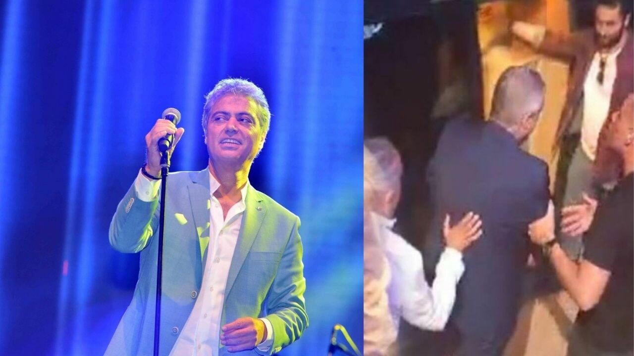 Cengiz Kurtoğlu konserinde yangın çıktı! Dinleyiciler arasındaki Bakan Nebati bölgeden hızla uzaklaştırıldı!