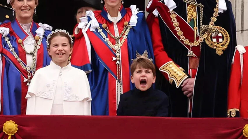 Küçük prensin hareketleri törene damga vurdu: Kimse ne yaptığını anlayamadı