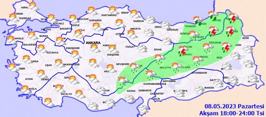 Meteoroloji il il uyardı: Kuvvetli yağacak, dikkatli olun