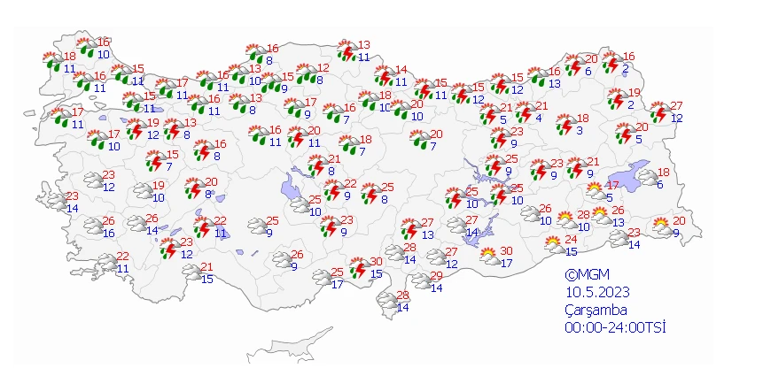 Yağmur geldi, montlar dolaptan indi! Meteoroloji uyarılarını peş peşe sıraladı