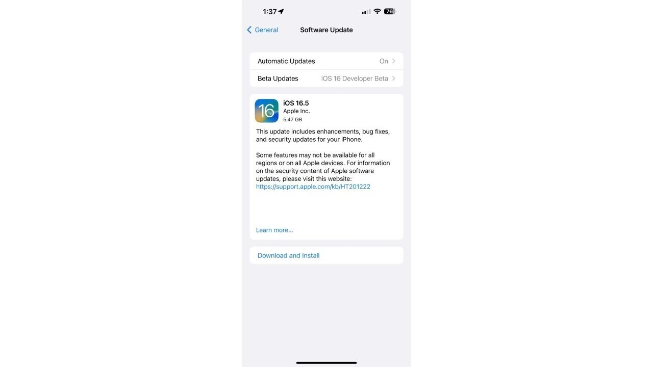 iPhone'lara iOS 17 öncesi sürpriz güncelleme: iOS 16.5 çıktı, yeni özellikler geldi