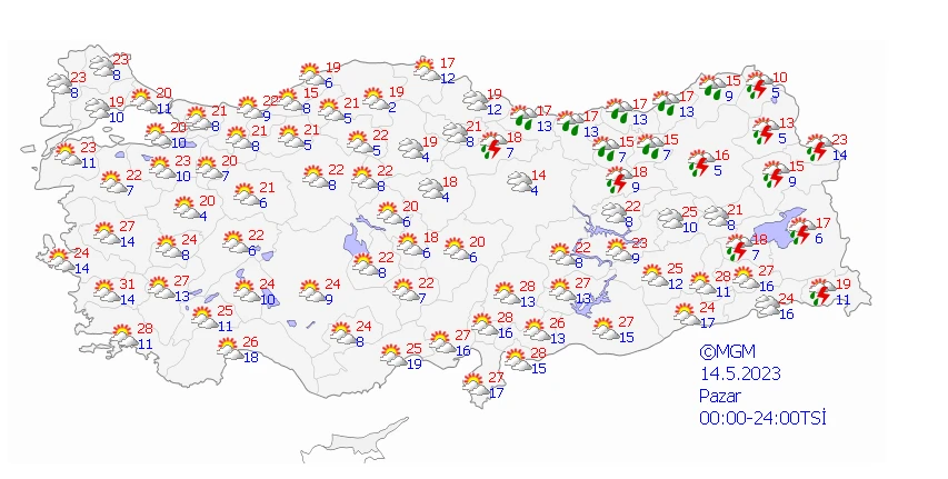 Meteoroloji 7 ili sarı kodla uyardı: Sağanak çok kuvvetli geliyor…