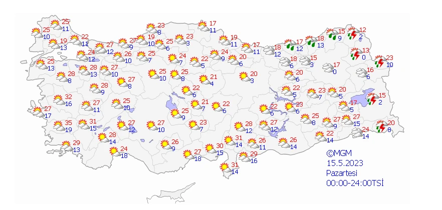 Meteoroloji 7 ili sarı kodla uyardı: Sağanak çok kuvvetli geliyor…