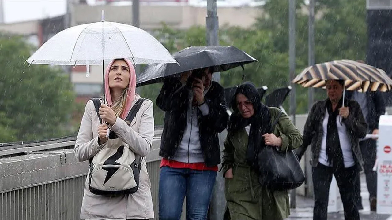 Meteoroloji 7 ili sarı kodla uyardı: Sağanak çok kuvvetli geliyor…