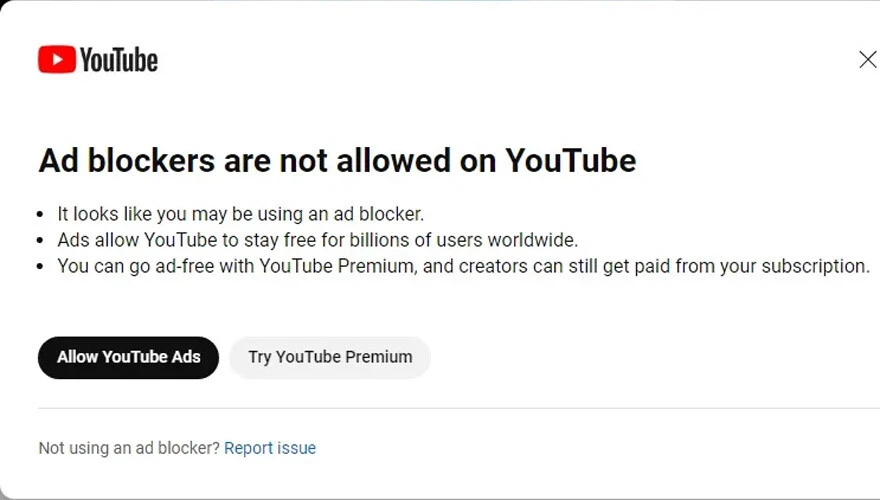 Google 'YouTube'a dokundu: Reklam engelleyici kullananlara kötü haber