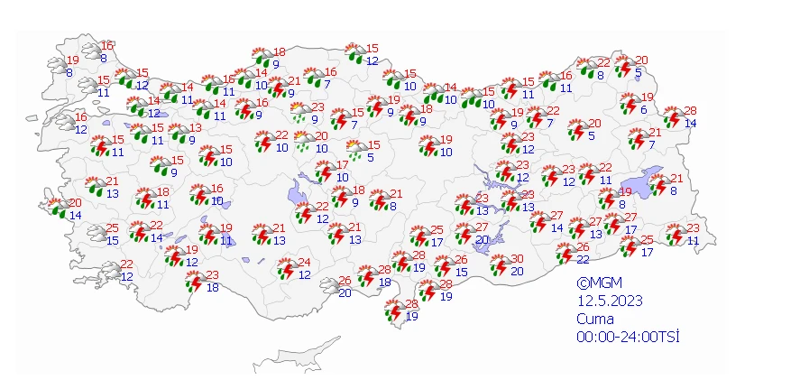 13 il için sağanak alarmı verildi! Sel uyarıları peş peşe geldi…