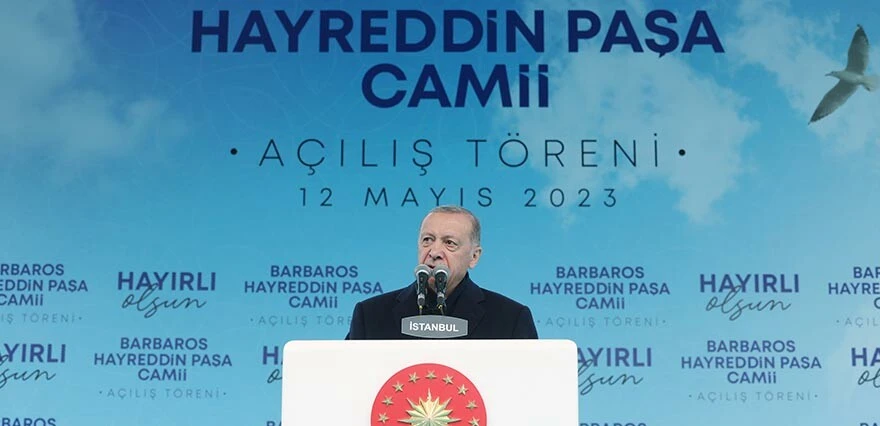 Barbaros Hayreddin Paşa Camii açıldı! 20 bin kişi aynı anda ibadet edebilecek