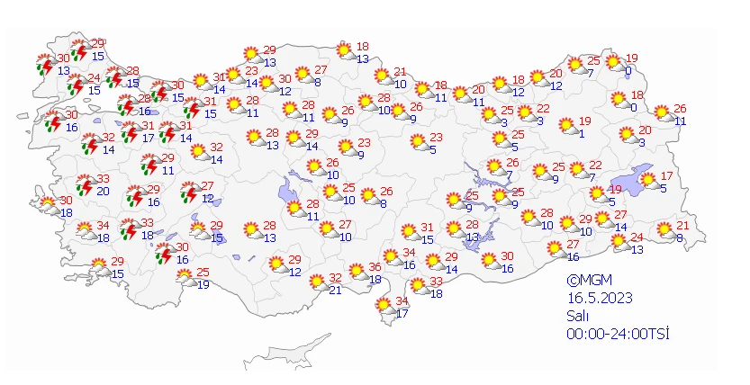 16 il sağanak yağışa teslim olacak! Meteoroloji uyarılarını sıraladı…
