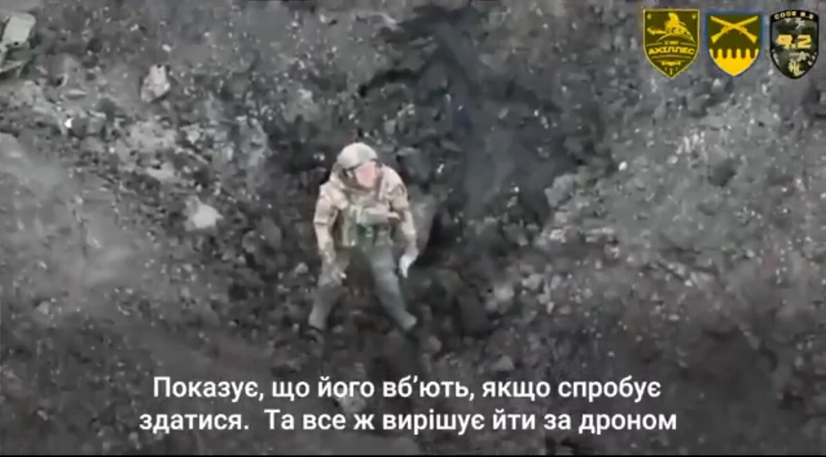 Drone'u fark eden Rus askerinin korku dolu anları Ukraynalılar talimatları böyle gönderdi