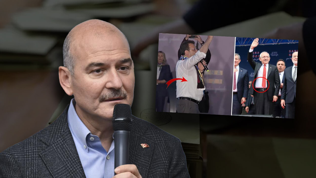 Bakan Soylu, Kılıçdaroğlu ve İmamoğlu&#039;nun &#039;çelik yelek&#039; görüntülerine ateş püskürdü!