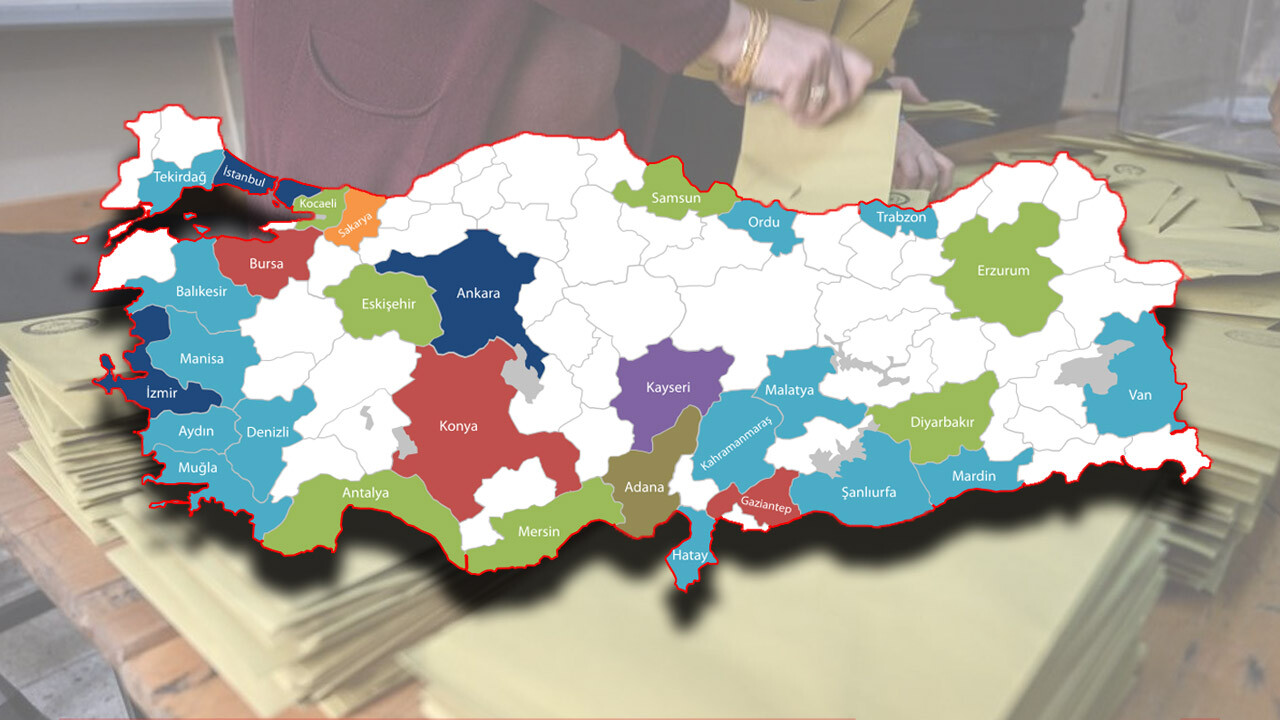 İstanbul, Ankara, İzmir,  Bursa, Gaziantep ve diğerleri... İşte büyükşehirlerde son oy oranları