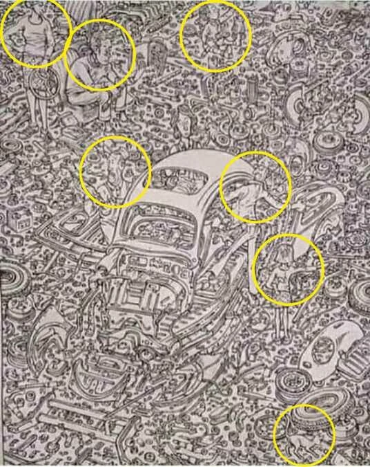 14 saniyede resimdeki 6 kişiyi ve 1 kediyi tespit eden deha seçiliyor!