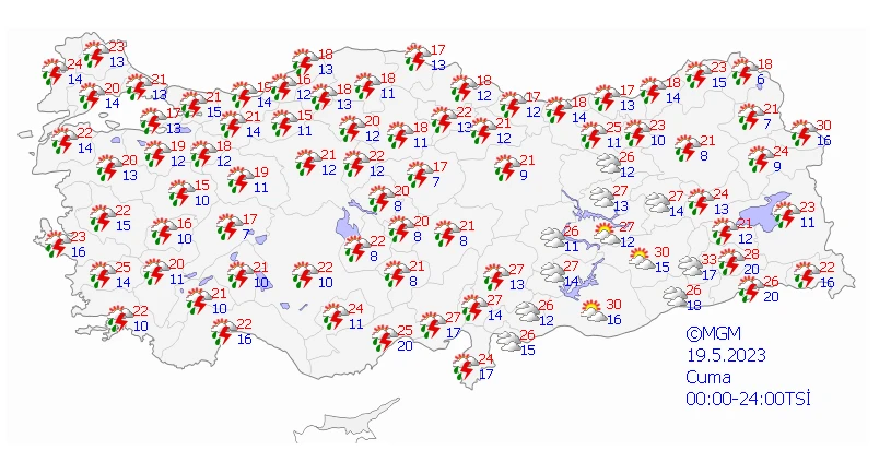 Güneşli havanın ardından sağanak yağışa dikkat! Meteoroloji son raporunda uyarıları sıraladı…