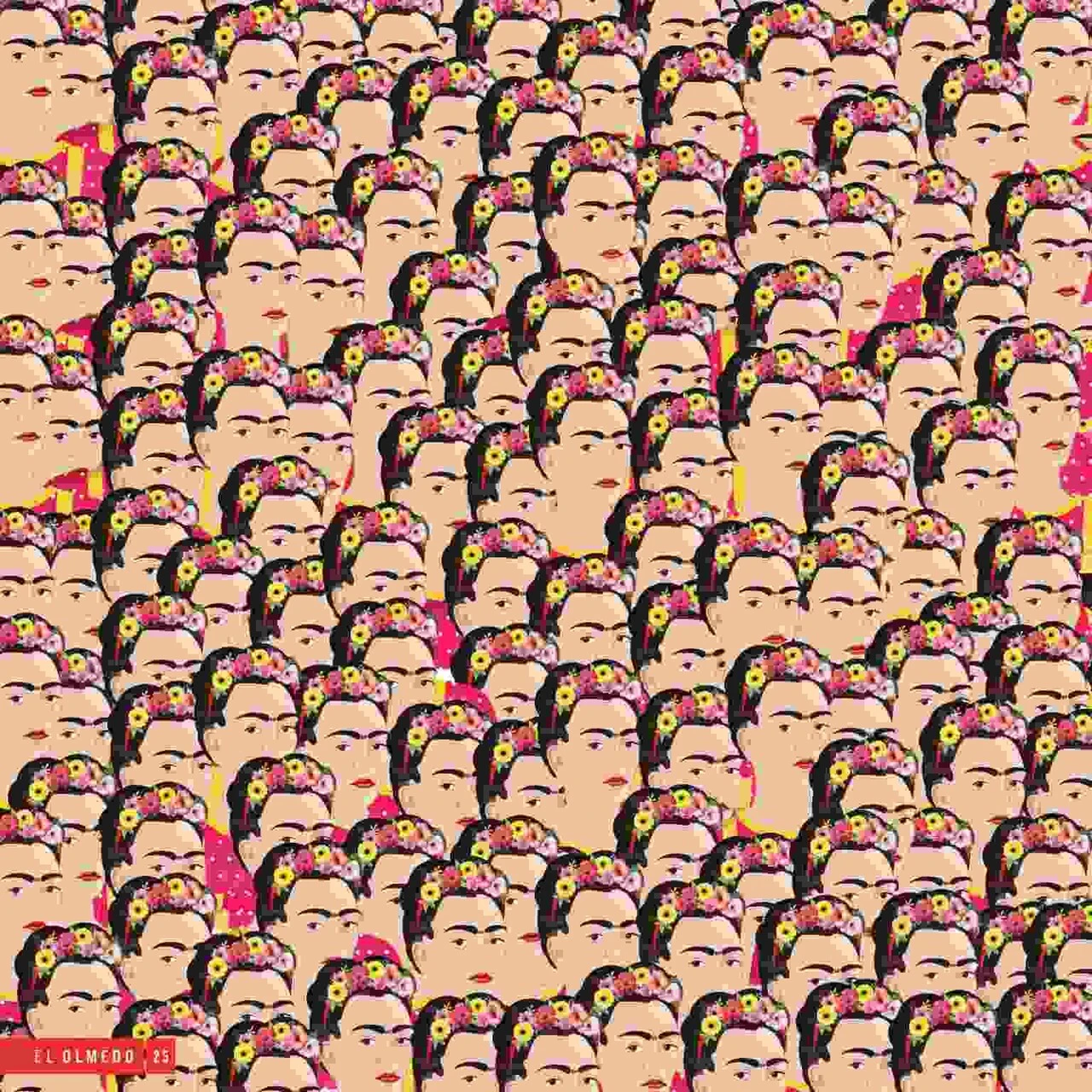 Süre 7 saniye: Kaşsız Frida’yı 7 Saniyede bulabilen Frida Kahlo kadara zeki olduğunu gösteriyor!