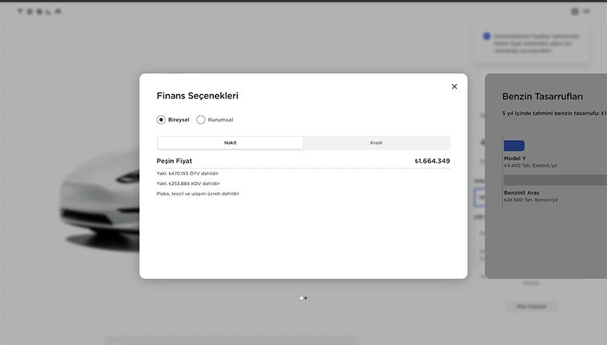 Tesla Türkiye fiyatı zamlandı, <a href=