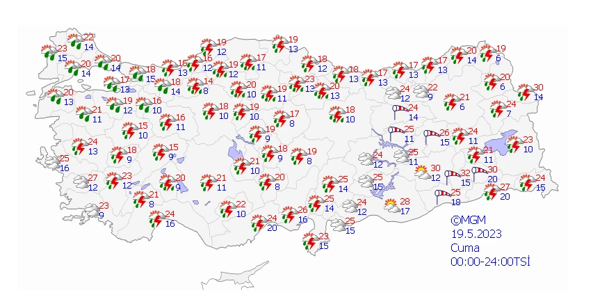 Sıcaklıklar 10 derece birden düştü! Meteoroloji’den fırtına ve sağanak alarmı…
