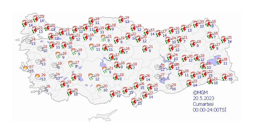 Sıcaklıklar 10 derece birden düştü! Meteoroloji’den fırtına ve sağanak alarmı…