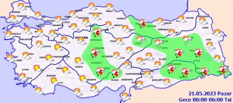 Pazar günü plan yapanlar dikkat! Meteoroloji 13 kenti sarı kod ile uyardı: Kuvvetli geliyor, tedbirli olun
