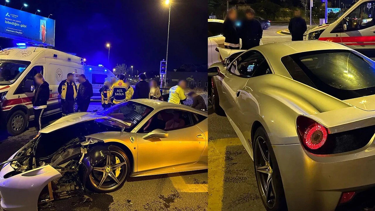 Fenomenin 14 milyon liralık aracıyla arkadaşı kaza yaptı!