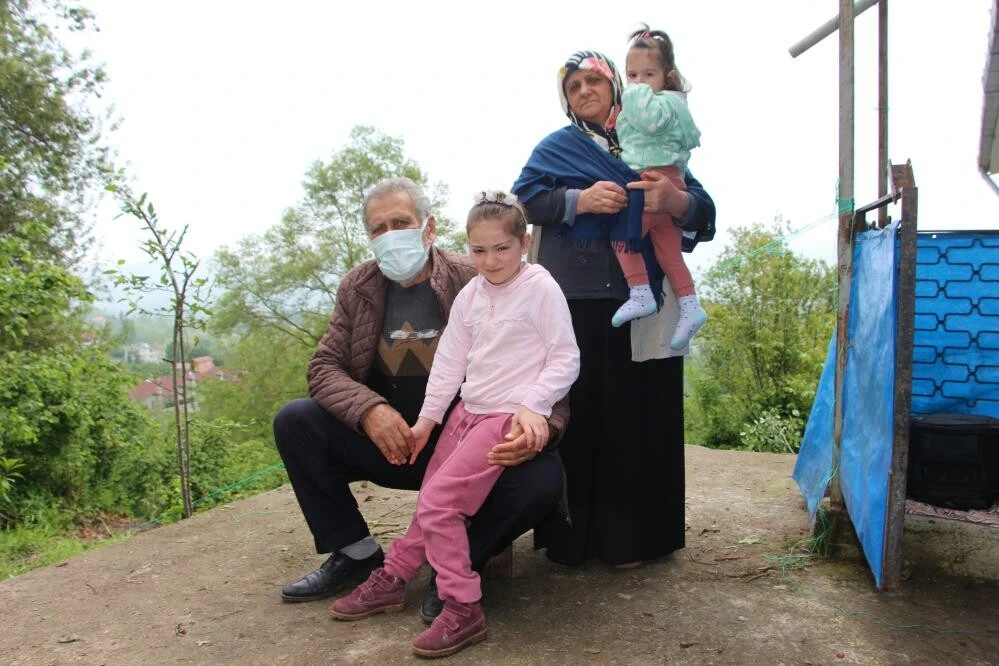 heyelan Trabzonlu ailenin '<a href=