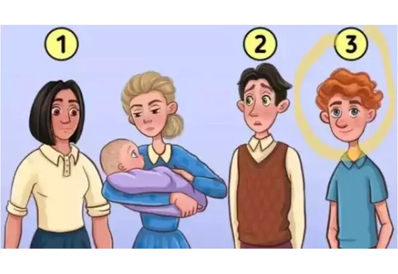 Yalnızca 5 saniyeniz var: Resimdeki çocuğun babasını sadece yüksek zekalılar bulabiliyor!