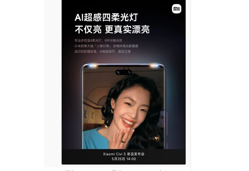 Tanıtımına sayılı günler kaldı: Xiaomi Civi 3’ün kamera özellikleri ortaya çıktı, uygun fiyata en iyisi geliyor!