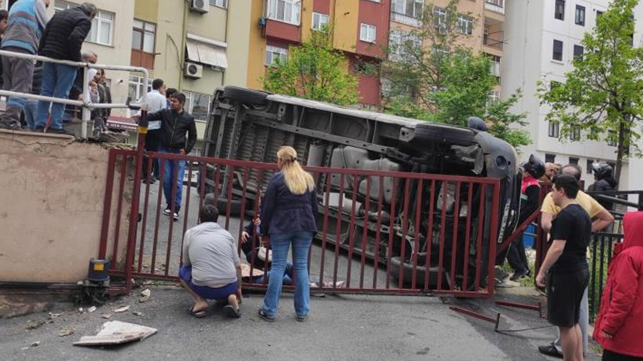 İstanbul&#039;da korku dolu anlar: Doğal gaz kutusu patladı