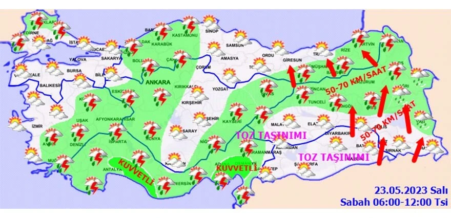 Meteoroloji'den 15 kente sarı ve turuncu kodlu uyarı: Olumsuzluklara karşı dikkatli olun