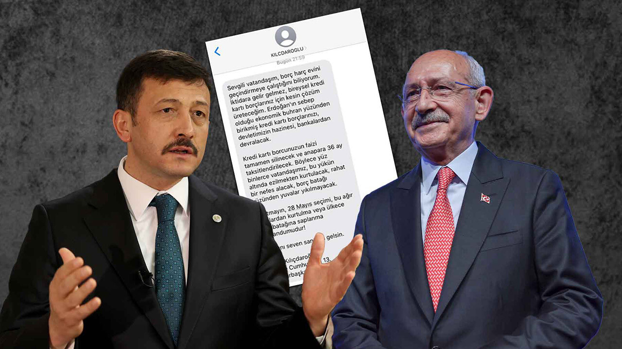 Hamza Dağ&#039;dan Kılıçdaroğlu&#039;nun SMS&#039;lerine tepki: Millet dalga geçmeye başladı 