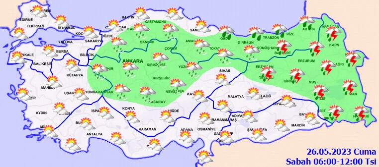 Meteoroloji il il uyardı: Gök gürültülü geliyor, dikkatli olun