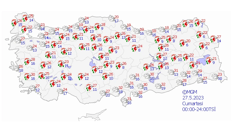 Meteoroloji bölge bölge uyardı! Sağanak, sel, fırtına, hepsi birden geliyor