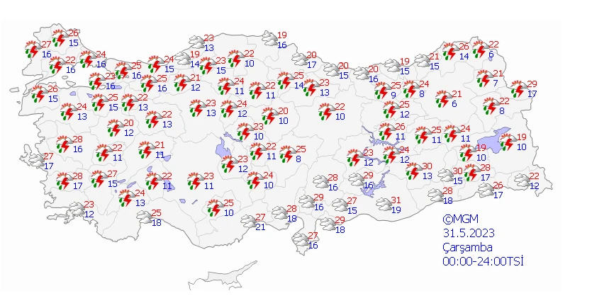 Meteoroloji bölge bölge uyardı! Sağanak, sel, fırtına, hepsi birden geliyor