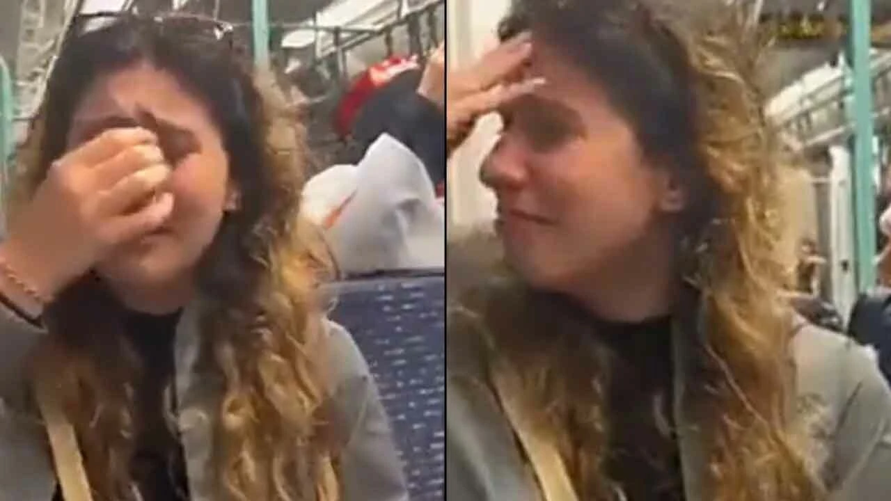 Tramvayda AK Partili bayrakları görünce hüngür hüngür ağladı!