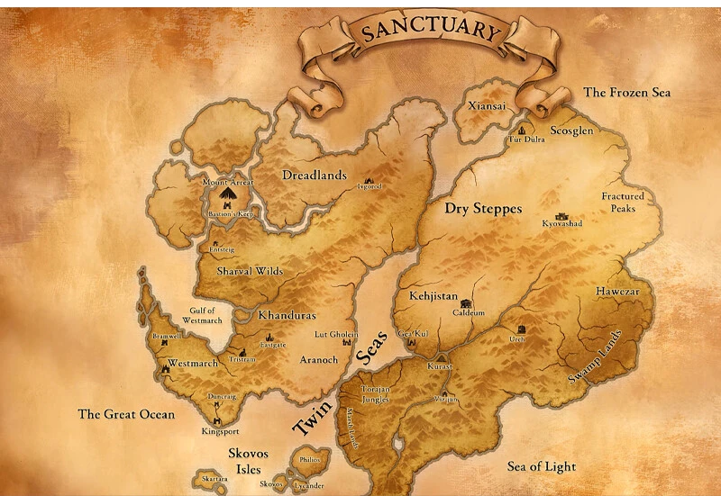 Diablo 4 bekleyenler müjde: Oyunun çıkışı öncesi sığınağın haritası paylaşıldı