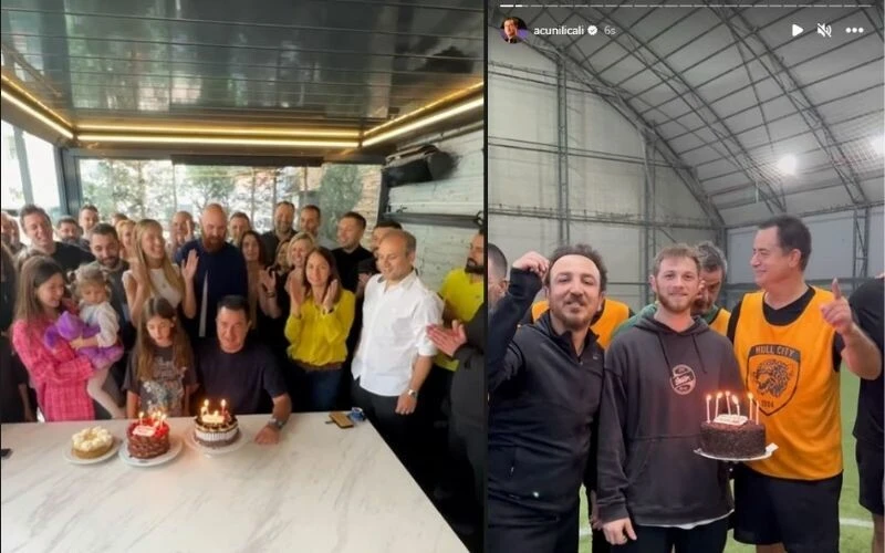 Acun ılıcalı'nın 53. yaşını kutlayan kutlayana! Çağla Altunkaya ile özel kutlama yaptı