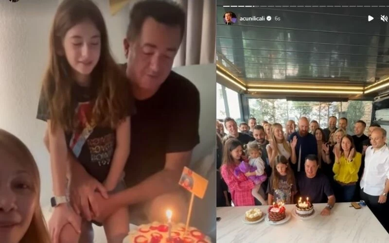 Acun ılıcalı'nın 53. yaşını kutlayan kutlayana! Çağla Altunkaya ile özel kutlama yaptı