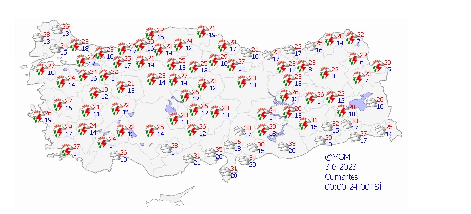 İstanbul, Ankara ve 24 il… Valilik ve Meteoroloji peş peşe uyardı! Sağanak ve fırtınaya dikkat
