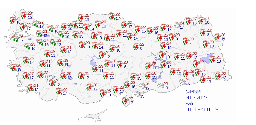 İstanbul, Ankara ve 24 il… Valilik ve Meteoroloji peş peşe uyardı! Sağanak ve fırtınaya dikkat
