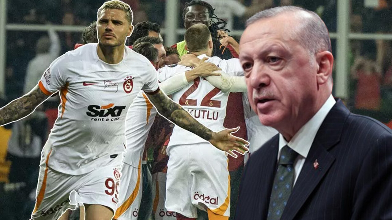 Cumhurbaşkanı Erdoğan&#039;dan Süper Lig şampiyonu Galatasaray&#039;a tebrik