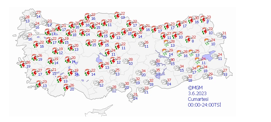 Ankara dahil 14 ilde sarı kodlu alarm! Meteoroloji saat vererek uyarılarını sıraladı…