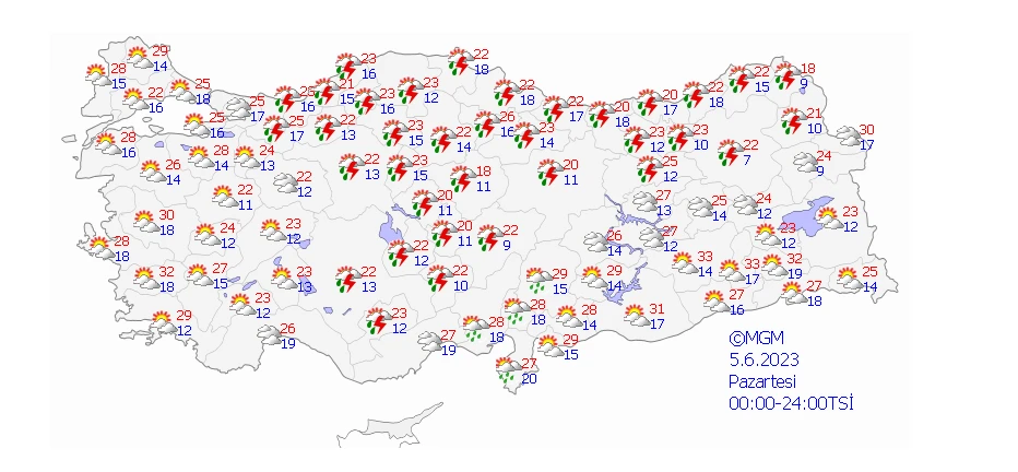 Ankara dahil 14 ilde sarı kodlu alarm! Meteoroloji saat vererek uyarılarını sıraladı…