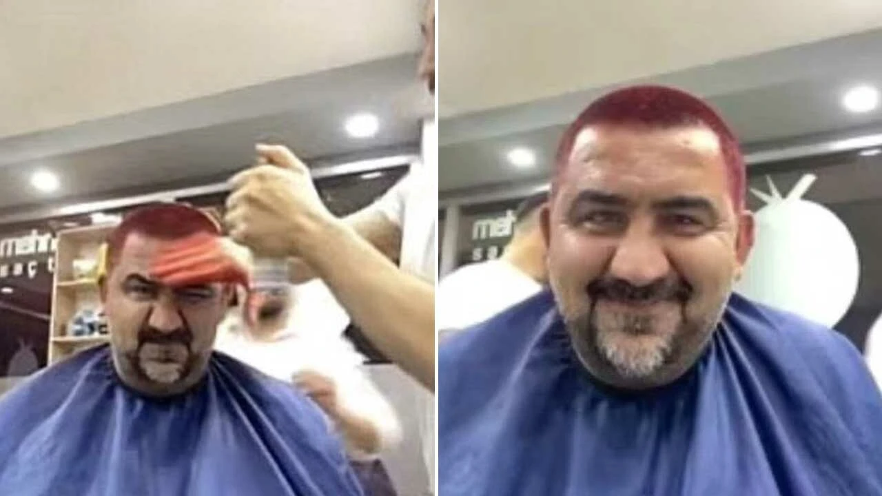 Ümit Özat sözünü tuttu: Saçlarını kırmızıya boyattı!