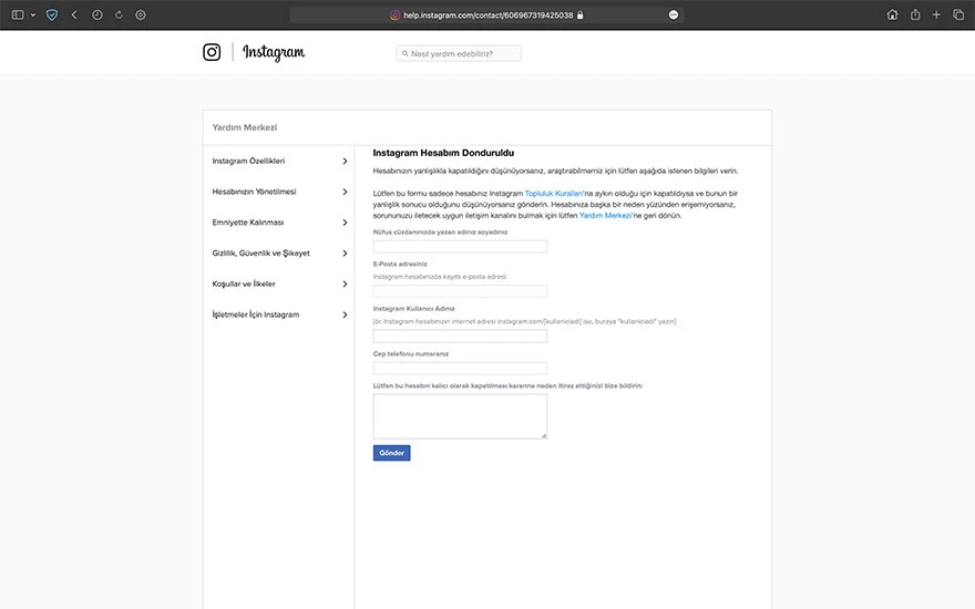 Silinen, kapanan Instagram hesabı nasıl kurtarılır?