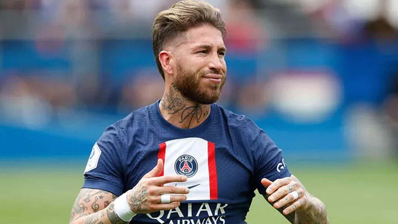 Sergio Ramos PSG&#039;ye veda ediyor