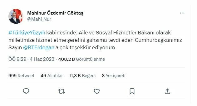 Kabine yenilendi! Demet Akalın’dan yeni Aile Bakanı’na dikkat çeken yorum geldi