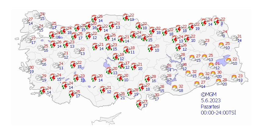 Sağanak çok fena vuracak! Meteoroloji ve Valilikler uyarı üzerine uyarı yaptı…
