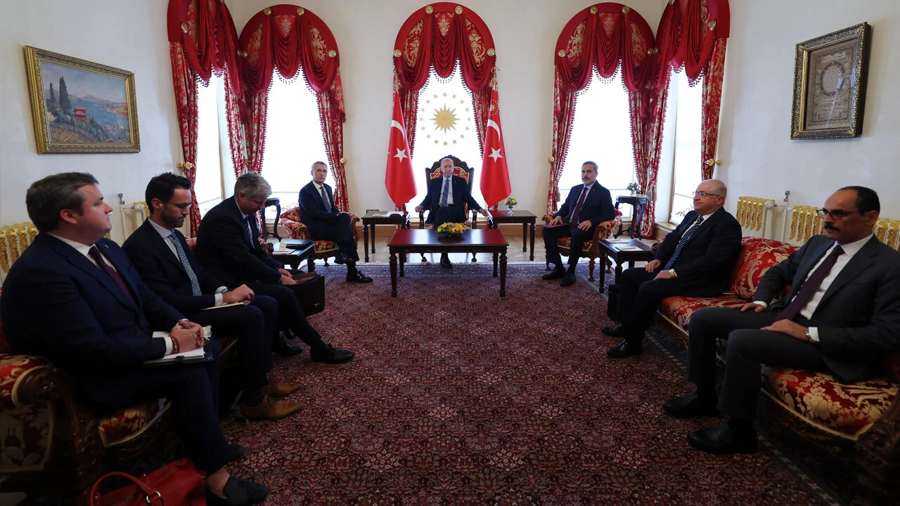 Cumhurbaşkanı Erdoğan, NATO Genel Sekreteri Stoltenberg bir arada